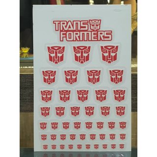 Miếng nhãn dán Decal Transformers Logo Autobot Decepticon cho Mô Hình