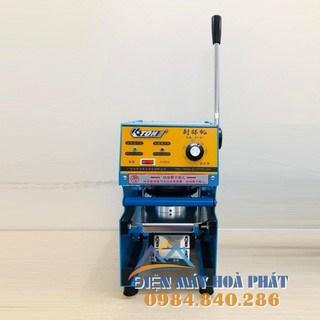 Máy dập nắp cốc, Máy dán miệng ly trà sữa ET-D7