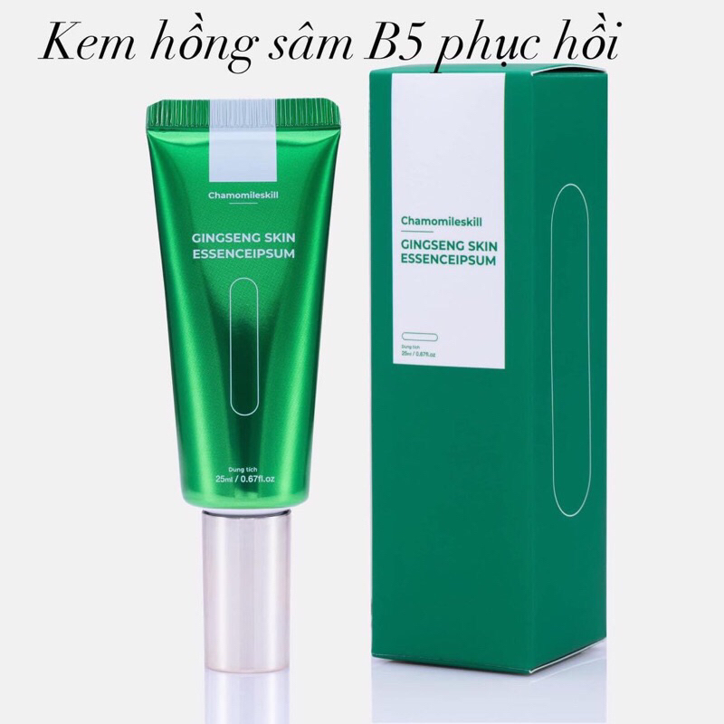 Kem hồng sâm chamomileskill