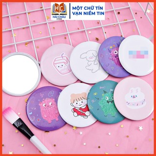 Gương Mini Cầm Tay Thiết Kế  Đáng Yêu, Xinh xắn Gương Tròn Bỏ Túi Tiện Dụng Trang Điểm Dễ Dàng