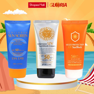 Kem chống nắng 3w clinic intensive uv sunblock cream spf50 pa+++ 70ml