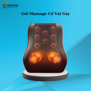 Gối massage cổ vai gáy, máy massage toàn thân đa năng cao cấp - K209