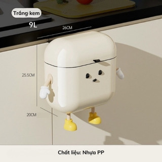Thùng Rác Treo Tủ Bếp Có Nắp