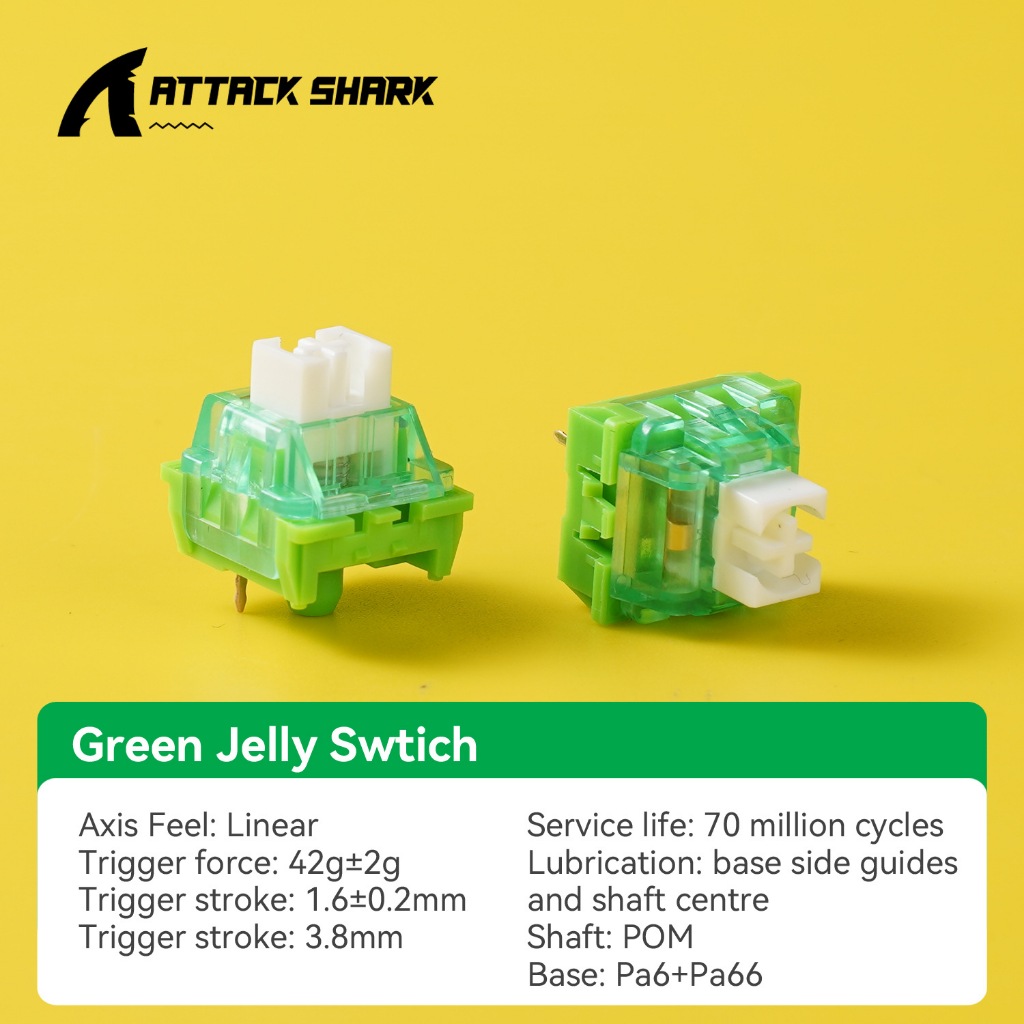 Combo 30 Swtich dành cho bàn phím cơ Red swtich Attack Shark - Trục cơ bàn phím ( Red , Yellow , White, Silent ) | BigBuy360 - bigbuy360.vn