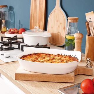 Khay nướng thủy tinh chịu nhiệt Luminarc Cuisine Carine, dùng lò nướng, lò vi sóng, máy rửa bát - P8332/P4027/P8330