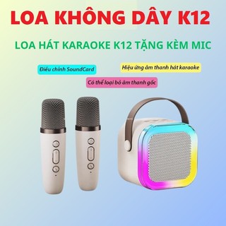 Loa Bluetooth Mini A9 Loa Mini Hát Karaoke Tại Nhà K12 Đa Năng Loa Nghe Nhạc Kết Nối Với Điện Thoại