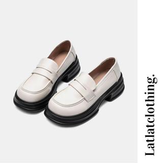 [ SẴN FULLSIZE - HỎA TỐC ] Giày oxford xuka đế cao 5cm phối màu trắng đen phong cách thời trang hiện đại dành cho nữ