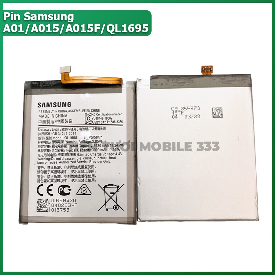 Pin samsung A01/A015/A015F/QL1695,mới