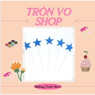 Set sao cắm bánh - 1 set 1 màu 5 que