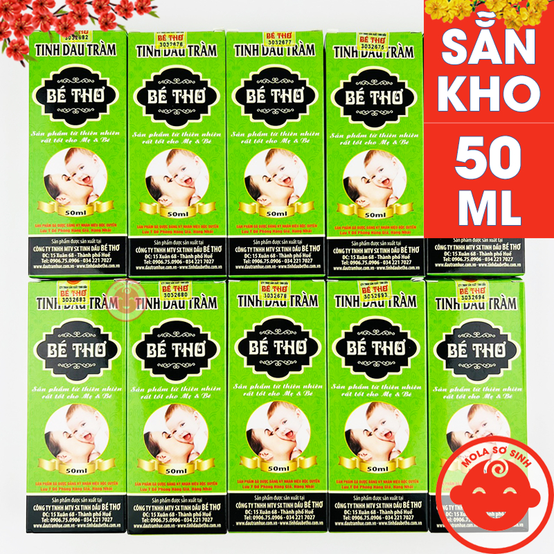  Tinh dầu tràm huế cho bé và mẹ Bé Thơ 