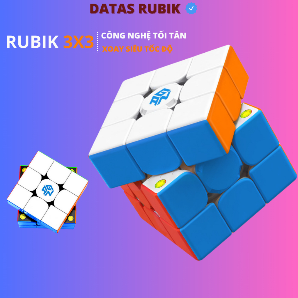 Rubik 3×3  Đồ Chơi Rubik 3 Tầng GAN khối lập phương 3 tầng, Đồ chơi Rubik Gan DATAS rubik