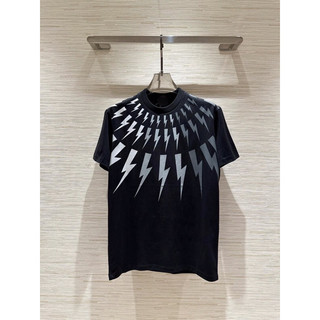 ⚡️hàng cao cấp⚡️!! áo phông neil barrett black with silver thunder printed-hàng loại 1!!