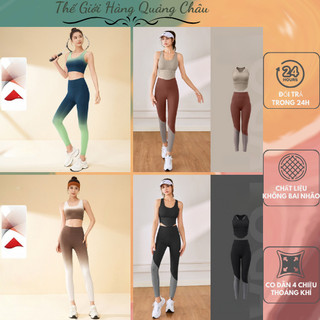 Đồ Tập GYM YOGA Hàng Quảng Châu Cao Cấp - Chất Loại 1 -Có Giãn 4 Chiều - Thấm Hút Mồ Hôi (BT38)