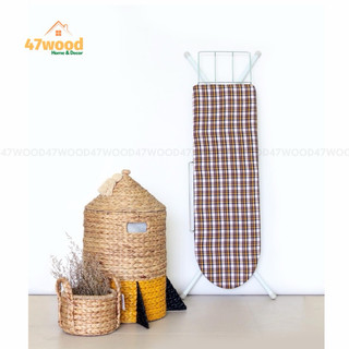 Cầu là thái nhỏ mặt ủi 30x97cm tăng giảm độ cao nhiều mức độ - Kệ để ủi đồ kiểu thái nhỏ 47wood