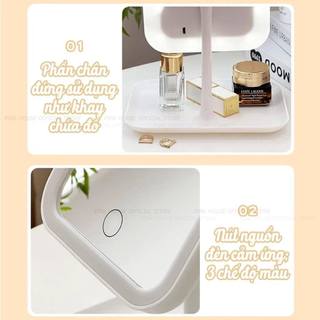 GƯƠNG ĐỂ BÀN CÓ ĐÈN LED