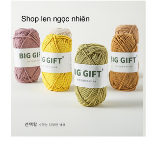 Sợi dệt Hàn Quốc Big Gift,sợi móc mũ nón, đan móc túi xách phong cách hàn quốc