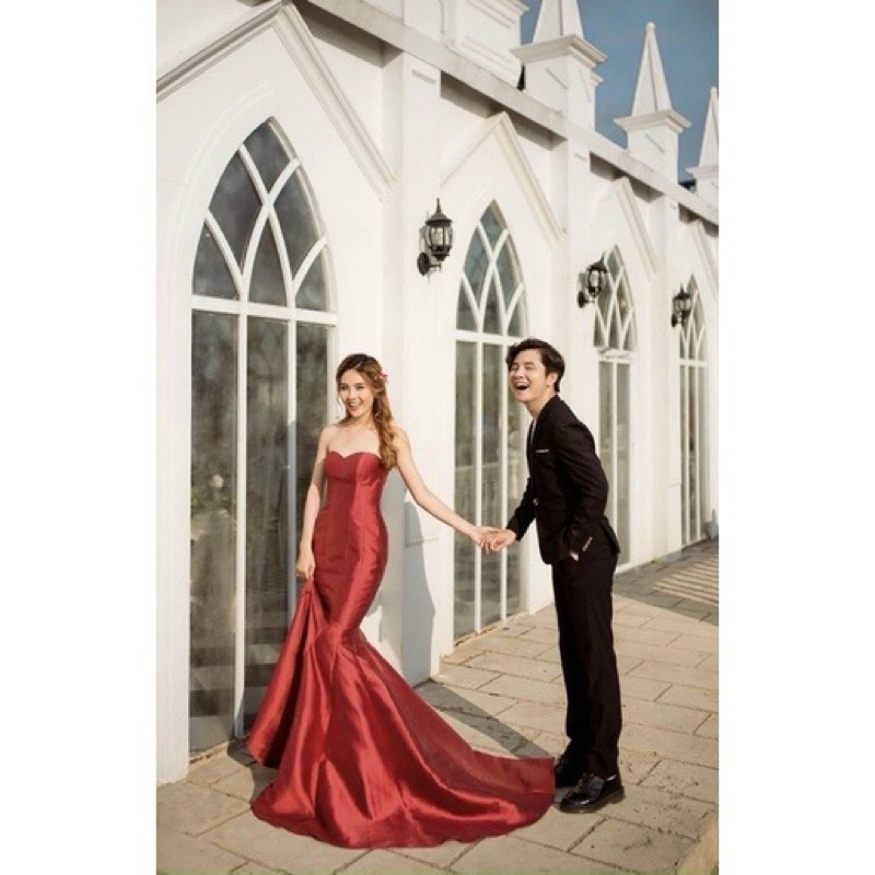 Đầm body đuôi cá TRIPBLE T DRESS mặc cưới mặc được 4- 5 kiểu - size S/M/L - MS163Y