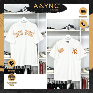 (Auth) Áo Thun New Era x MLB NY World Series Patch Màu Trắng | CODE: 60424316 - Async Studio