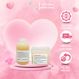 Cặp gội - xả davines nounou dành cho tóc khô, hư tổn 250ml & 1000ml