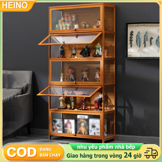HEINO Tủ Trưng Bày Mô Hình Bằng acrylic Trong Suốt Chống Bụi Tủ lưu trữ Tủ Kính Trong Suốt