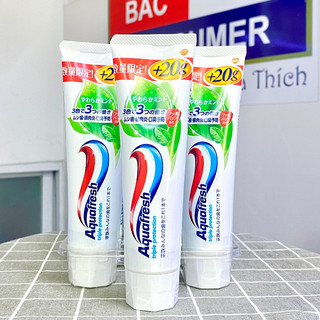 Kem đánh rănh Aquafresh Nhật 140g+20g | Sạch răng thơm miệng ngừa sâu răng