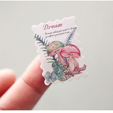 Sticker Tem Thư dán Vintage
