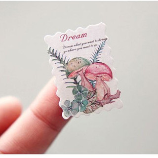 Sticker Tem Thư dán Vintage