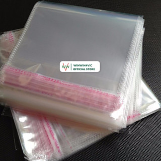 [1Kg] Túi OPP dán miệng WINWIN4VIC, Túi bóng kính trong suốt có keo dán sẵn loại dày, chống nước dùng đóng hàng quần áo