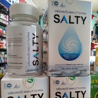 Viên muối sinh lý tự pha salty