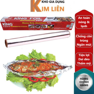 Màng nhôm / giấy bạc king foil bọc nướng thực phẩm 30cmx3m - chính hãng tahufa