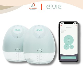 Máy hút sữa điện đôi Elvie Pump cho mẹ, máy vắt sữa không dây cầm tay di động - Monnie Kids
