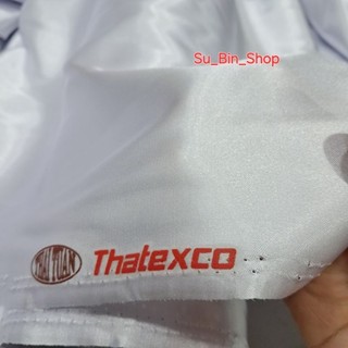 Vải Lụa Thái Tuấn Trắng Xanh May Áo Dài