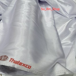 Vải Lụa Thái Tuấn Trắng Xanh May Áo Dài