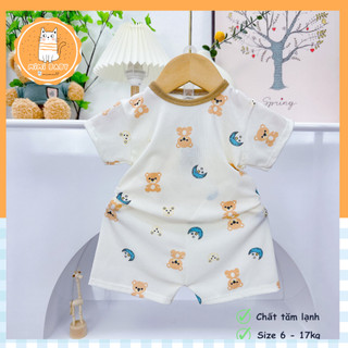 Đồ bộ cộc tay kết hợp nhiều họa tiết đáng yêu cho bé mặc ngày hè nhà Mimi Baby shop, MIMI10
