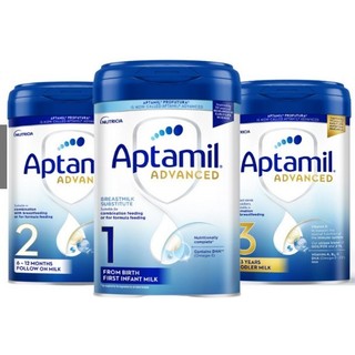 Combo 4 lon sữa aptamil advanced anh số 1/2/3 800g