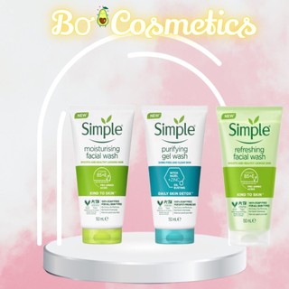 Sữa Rửa Mặt - Tẩy Trang - Toner Simple  - Mẫu Mới Dịu nhẹ Sạch Sâu, Lành Tính, Cân Bằng pH - BƠ SHOP