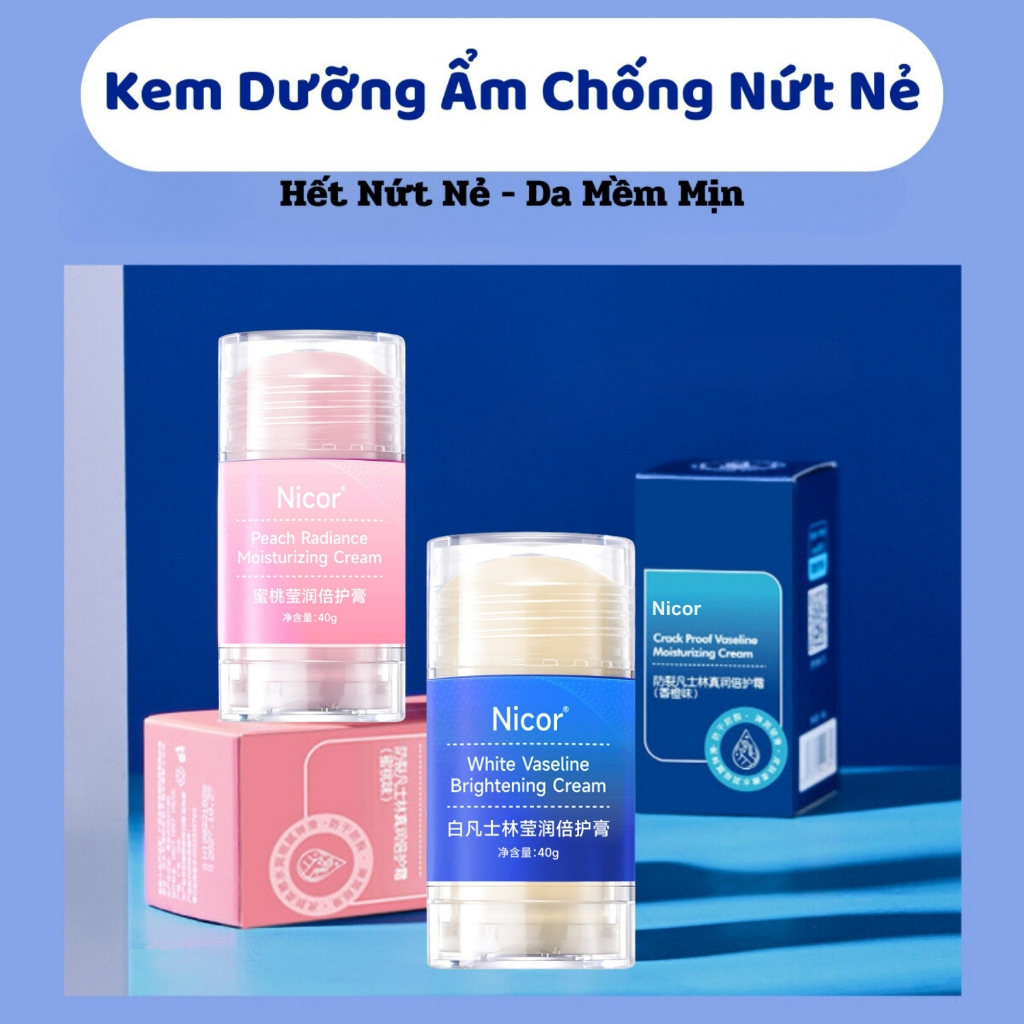 Kem Chống Nứt Nẻ Da Nicor 40g Kem Dưỡng Ẩm Chống Nứt Nẻ Gót Chân Và Tay Giúp Da Căng Bóng Mềm Mịn