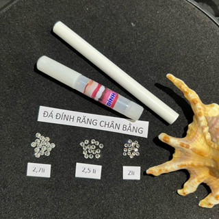  30 Viên Đá Đính Răng Dán Răng tặng kèm keo dán và bút đính 