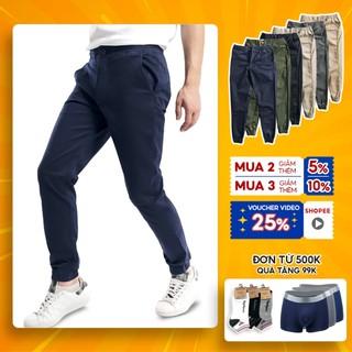 QUẦN JOGGER KAKI NAM CO GIÃN DÁNG TRẺ TRUNG PHONG CÁCH CHÍNH HÃNG SPMJGK01 PIGOFASHION