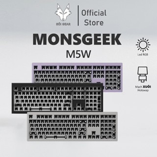 [HỎA TỐC HN - HCM] KIT Bàn phím cơ Monsgeek M5W | 3modes | Case nhôm | RGB | Mạch xuôi | Hotswap | Gasket Mount