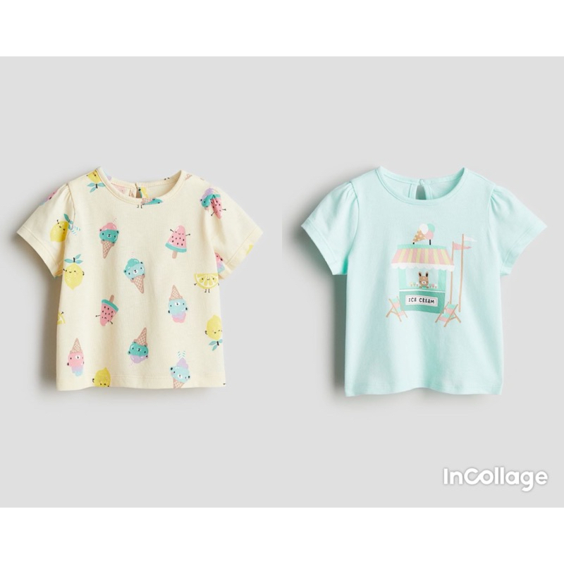 (144)áo thun cotton mỏng nhẹ H&M