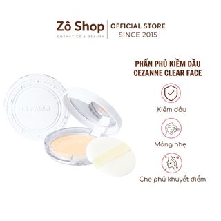 Phấn phủ kiềm dầu Cezanne UV Clear Face Powder 10g