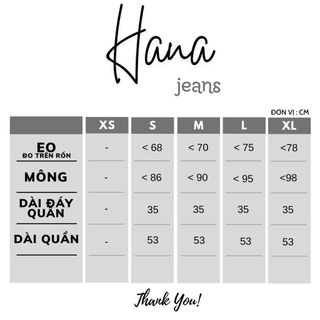 Quần Jean Nữ Ngố Cạp Cao Co Giãn Trơn Basic Đen Xanh
