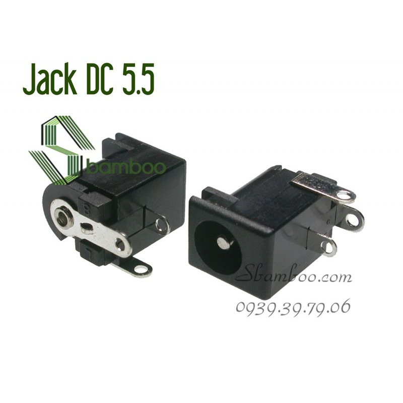 jack chân nguồn dc 5v 9v 12v 5.5mm