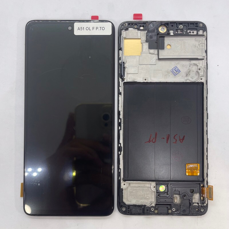 Màn hình Samsung A51 OLED Khung phôi to và màn A51 phản quang linh kiện khung - công nghệ mới