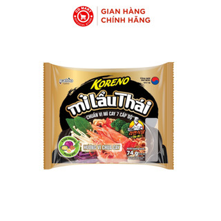 Combo 5 gói & 10 gói mì lẩu Thái Koreno chuẩn vị mì cay 7 cấp độ
