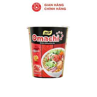Mì ly khoai tây Omachi xốt bò hầm & sườn hầm ngũ quả (68g)