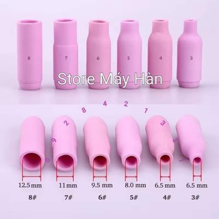Sứ hàn tig số 4,5,6,7,8 cho súng hàn tig WP17/18/26