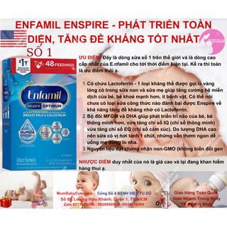 Sữa bột enspire humo6 hãng enfamil mỹ - hộp 581gr /850gr