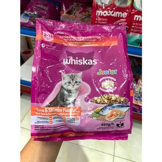 Thức ăn hạt cho mèo con whiskas junior gói 450g